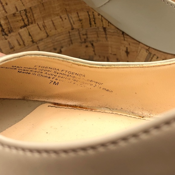 ✨Marc Fisher Nude Cork Sling Back Platform Sandals - Picture 7 of 7